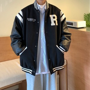 主推 冬装 pu皮拼接毛巾绣棒球服夹克棉衣加厚外套潮 H686 P118女图片