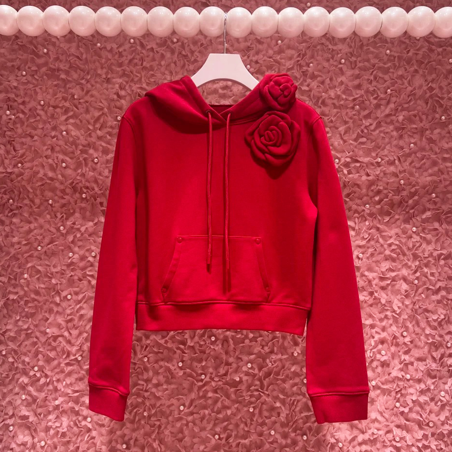 深圳南油高端女装2026春季新款红色时尚卫衣搭气质休闲裤两件套女,女装/女士精品,时尚套装,淘宝优惠券,粉丝福利购,淘宝优惠卷