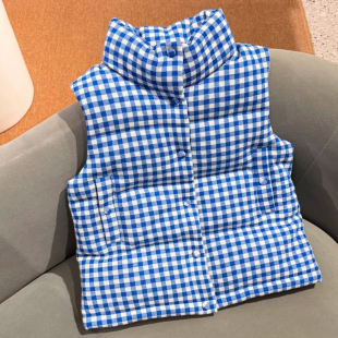 学院风格 新款 子立领纽扣气质马甲外套女 2026春季 深圳南油高端女装