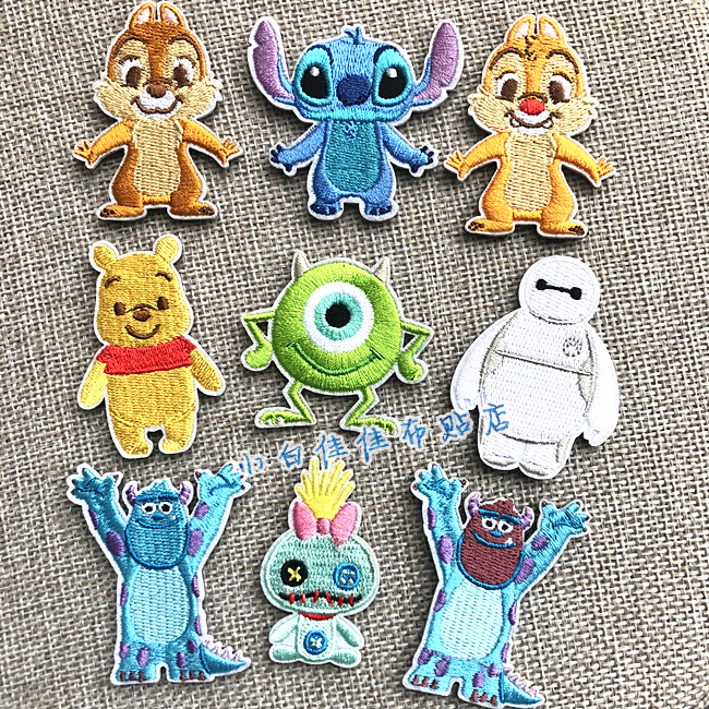 装饰贴布贴花全刺绣别刺绣迪士尼