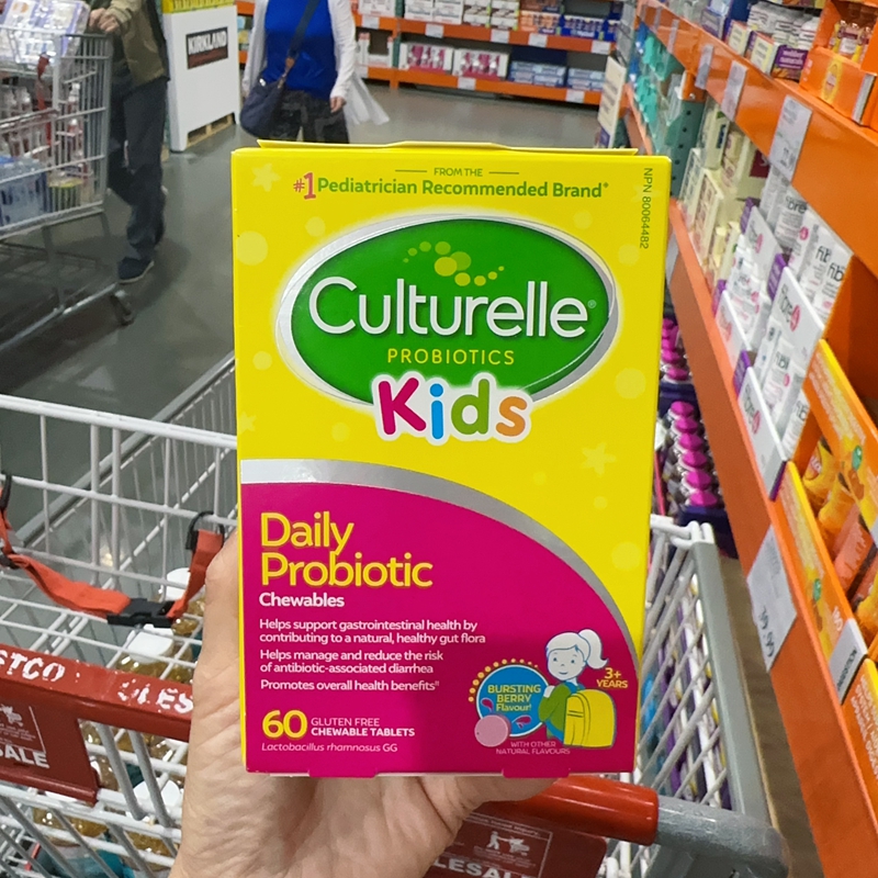 加拿大直邮 60粒咀嚼片Culturelle儿童婴幼儿益生菌LGG益生菌