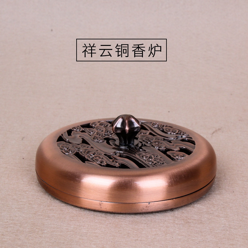 纯铜香插葫芦香夹插香器图片