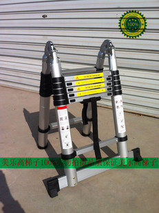 家用铝合金梯子特价/正品家用牌2018加强款4-8米两用梯