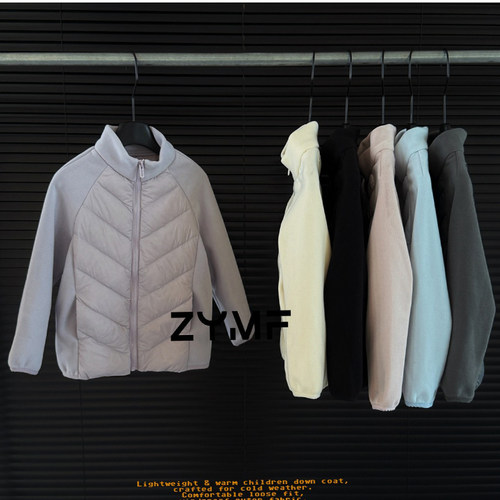 2026新款儿童轻薄保暖羽绒服外套