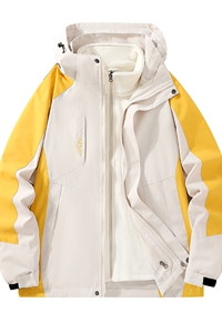 秋冬男女款夹克户外三合一冲锋衣可拆卸两件套登山服CF8898S P95图片