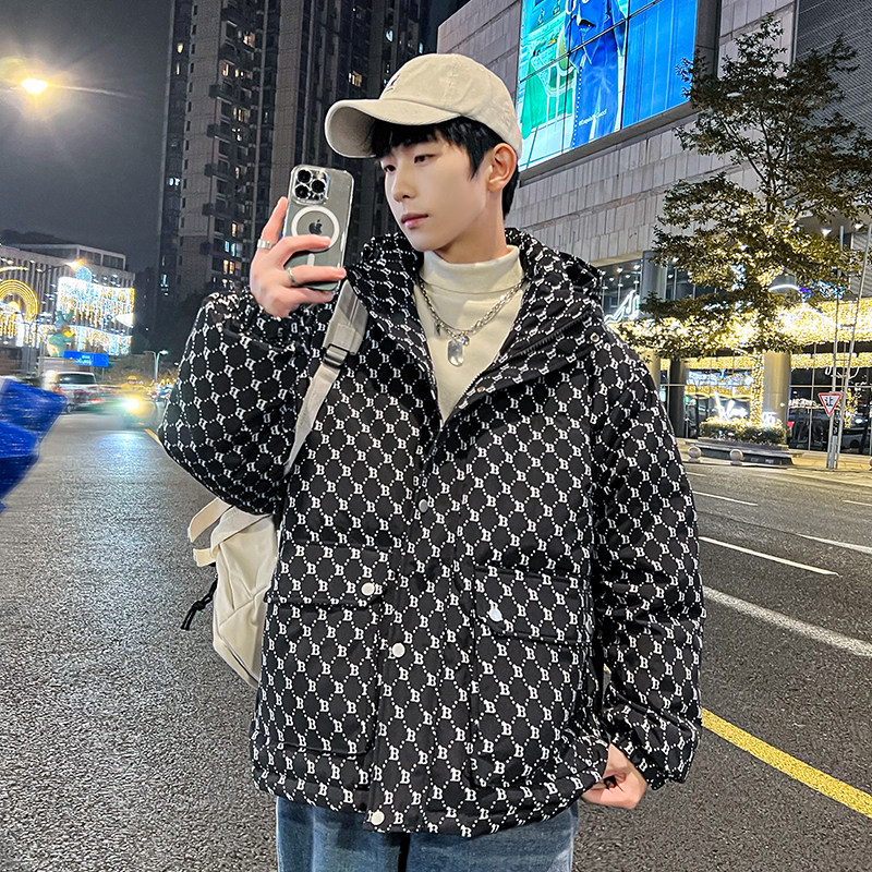 2026新款男士短款羽绒服加厚潮牌上衣白鸭绒外套YR1027P90,男装羽绒服,星座1410（原1902A）