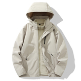 秋冬户外情侣冲锋衣男三合一可拆卸两件套加绒厚登山服CF6899P95，男装夹克，星座1410（原1902A）