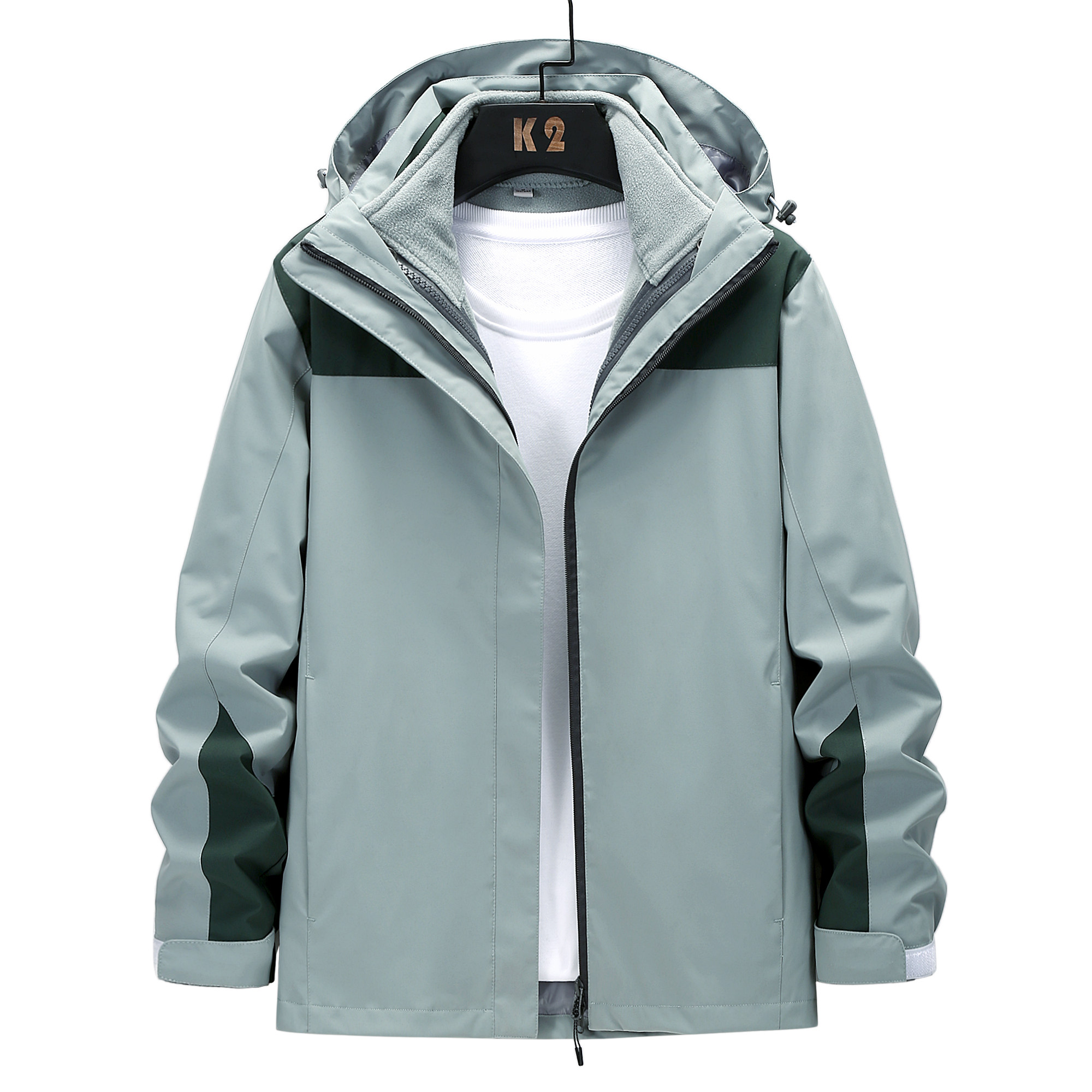 户外运动百搭潮流冲锋衣情侣新款三合一登山露营外套CF2088-2P120,男装夹克,星座1410（原1902A）