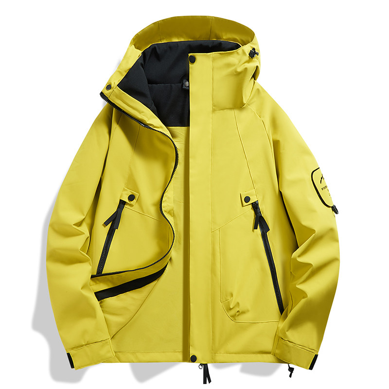 单冲锋衣石墨烯情侣户外登山三防夹克男女春秋工装  JK2518-1P40图片
