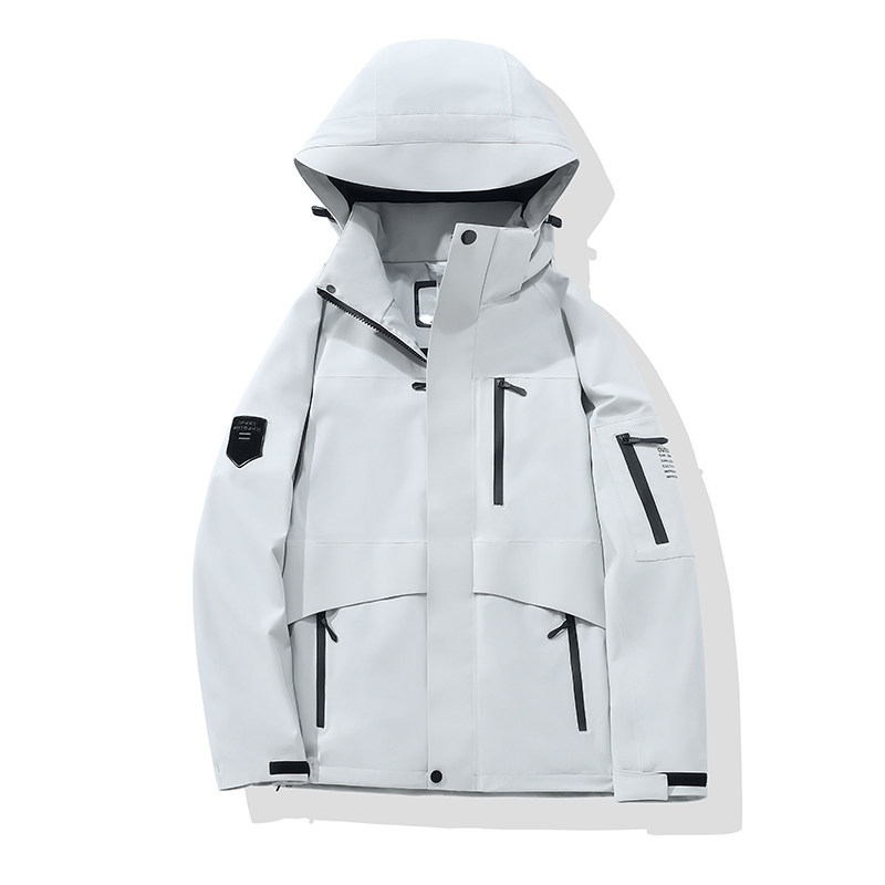 冲锋衣年春秋冬季新款男女防风防水时尚拼色旅行登山服CF613P185图片
