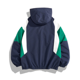 二开日式拼接冲锋衣连帽夹克男女情侣户外防水夹克外套JK8121P75，男装夹克，星座1410（原1902A）
