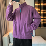 春秋季新款潮牌潮流休闲夹克男小米格面料防水夹克外套JK2502P70，男装夹克，星座1410（原1902A）