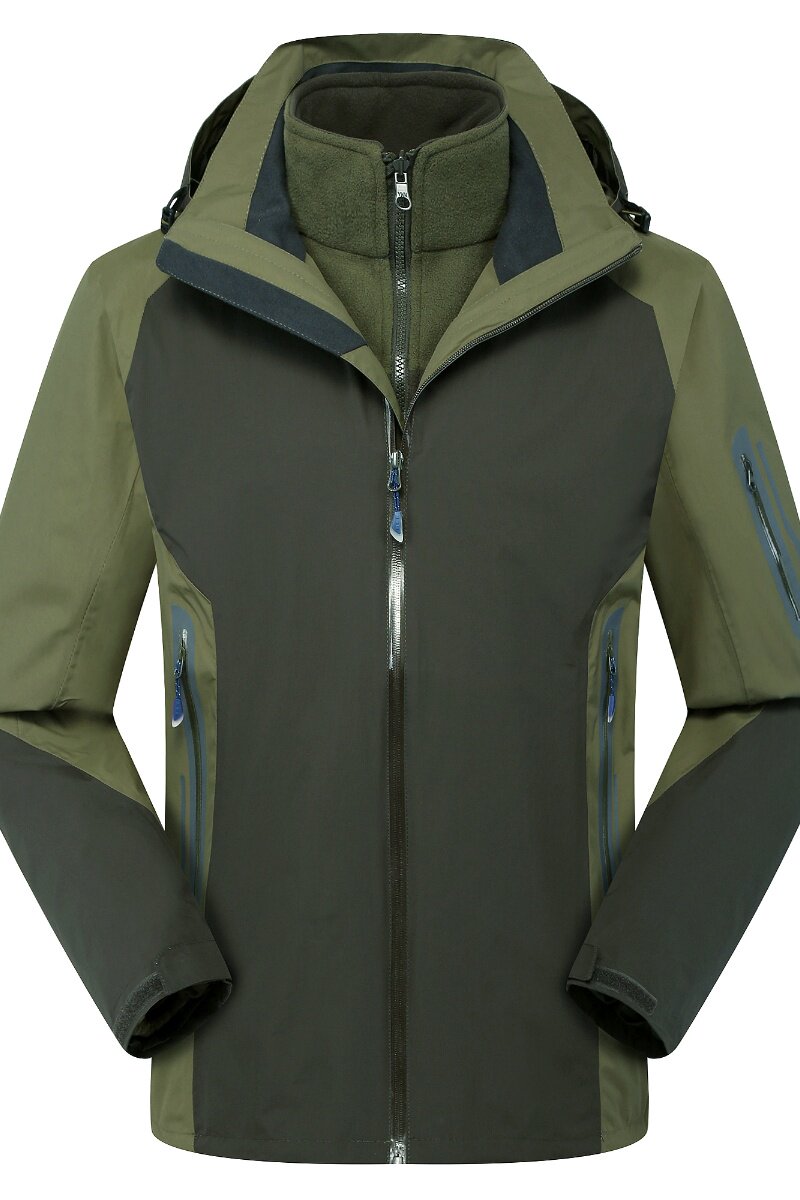 户外冲锋衣男女新款三合一银狐绒内胆防风防雨保暖服CF906P260,男装夹克,星座1410（原1902A）