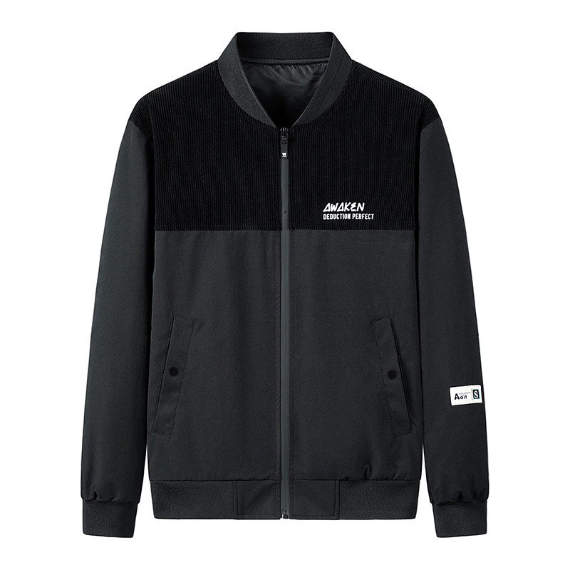 春秋季新款男士立领夹克男衫时尚休闲棒球服春秋外套 JK2213P45图片