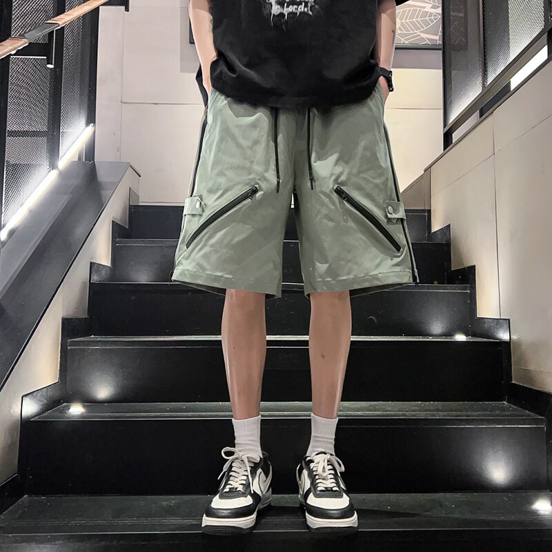 2026新休闲裤男女同款夏季潮流机能工装风系列五分裤短裤DK602P38图片