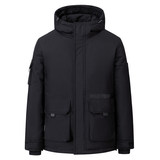 羽绒服男士短款加厚2024年冬新款连帽外套户外情侣工装YR2058P85，男装羽绒服，星座1410（原1902A）