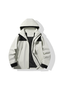 春秋户外运动冲锋衣男女情侣款防水防风滑雪登山服夹克 JK2366P45图片