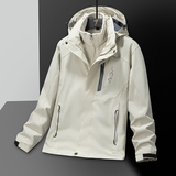 秋冬男女款夹克户外三合一冲锋衣可拆卸两件套登山服CF899-1P100，男装夹克，星座1410（原1902A）
