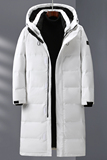 2024新款休闲长款白鸭绒时尚连帽羽绒服YR1908AP130，男装羽绒服，星座1902A（原星座1216）