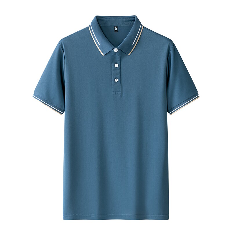 新款男士POLO衫春夏季纯色简约公版上衣商务短袖T恤衫 PL3382P25图片