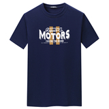夏季短袖t恤青春宽松CVC60%棉衣服新款男装DT3417-MOTORS竖条-P15，男装T恤，星座1410（原1902A）