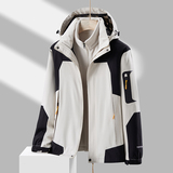 秋冬男女款夹克户外三合一冲锋衣可拆卸两件套登山服CF22170P95，男装夹克，星座1410（原1902A）