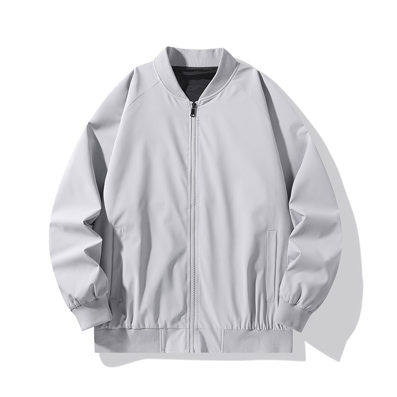 潮牌复古日系纯色棒球服外套男女春宽松情侣装百搭夹克JK667P35,男装夹克,星座1410（原1902A）