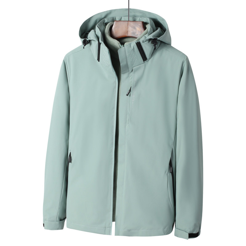 户外登山服可拆卸冲锋衣男女情侣款三合一两件套夹克CF6268-1P85,男装夹克,星座1410（原1902A）