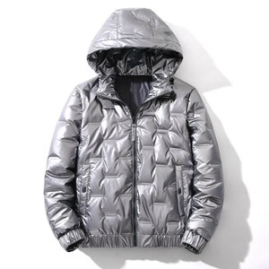 2021羽绒服男短款潮流帅气亮面外套户外防寒服 YR9812图片
