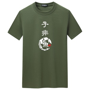 夏季男士短袖t恤青春宽松CVC60%棉新款男装DT3656-子非鱼-P15图片
