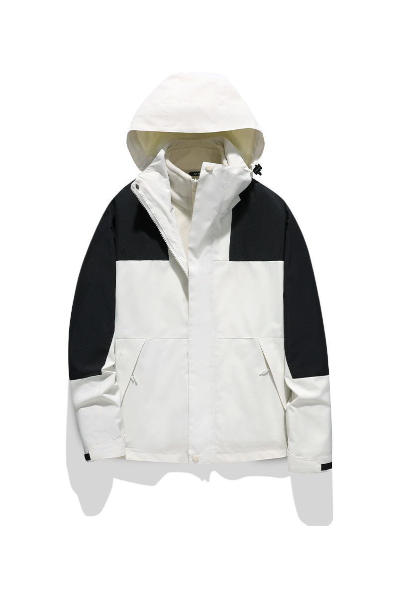 秋冬男女夹克户外三合一情侣冲锋衣可拆卸两件套登山服CF2308P100,男装夹克,星座1410（原1902A）