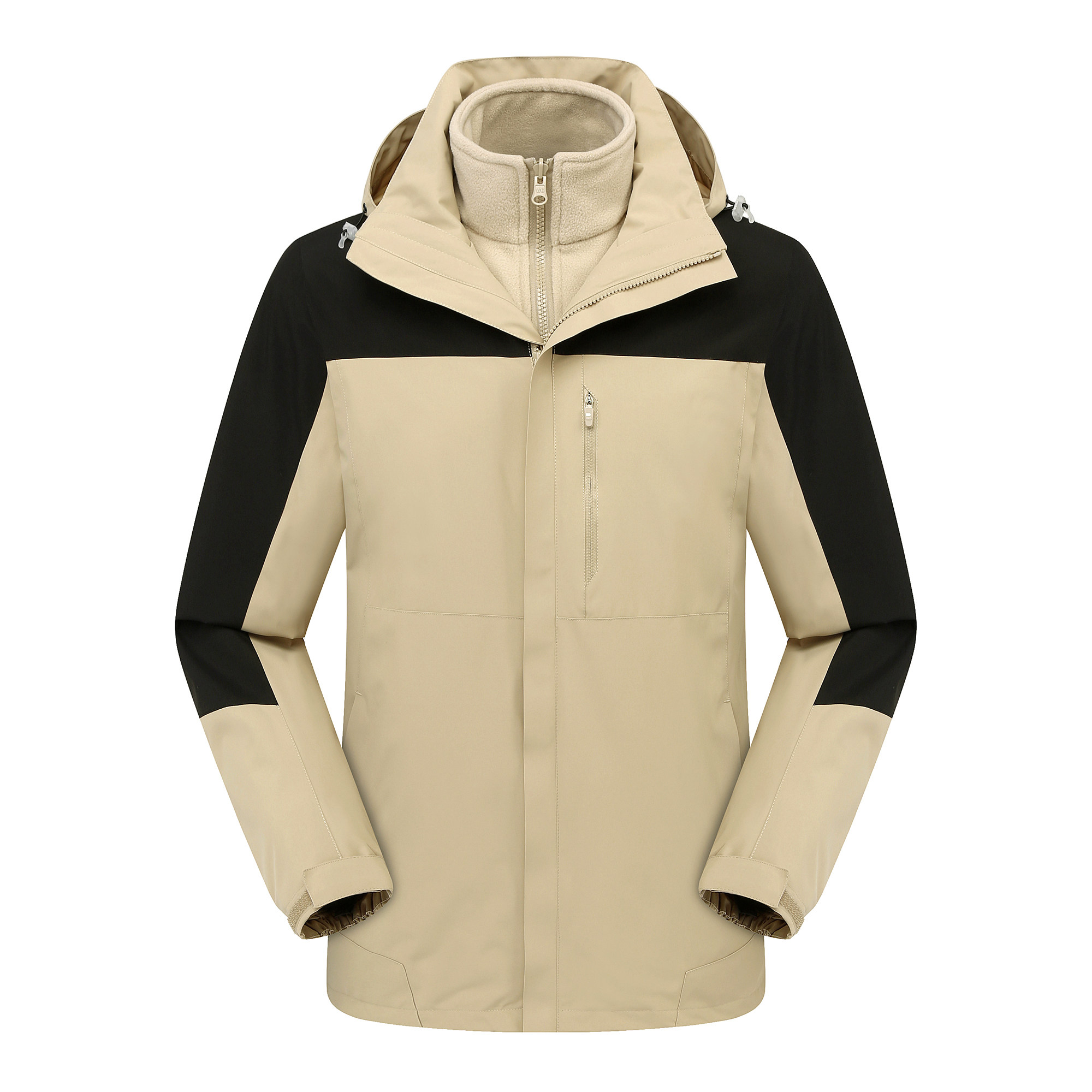 三合一防水冲锋衣男女款外套户外专业防暴雨登山服装备CF3308P180,男装夹克,星座1410（原1902A）