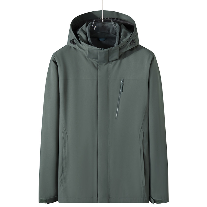 冲锋衣男户外暴雨级防水防风单层登山服透气工装外套CF24951P145,男装夹克,星座1410（原1902A）