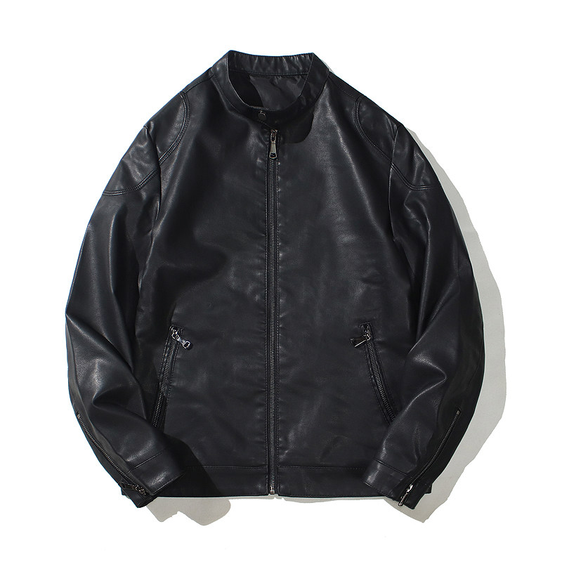 跨境外贸男士外套春秋皮衣飞行夹克男装PU皮机车服皮衣PY908-1P75,男装夹克,星座1410（原1902A）