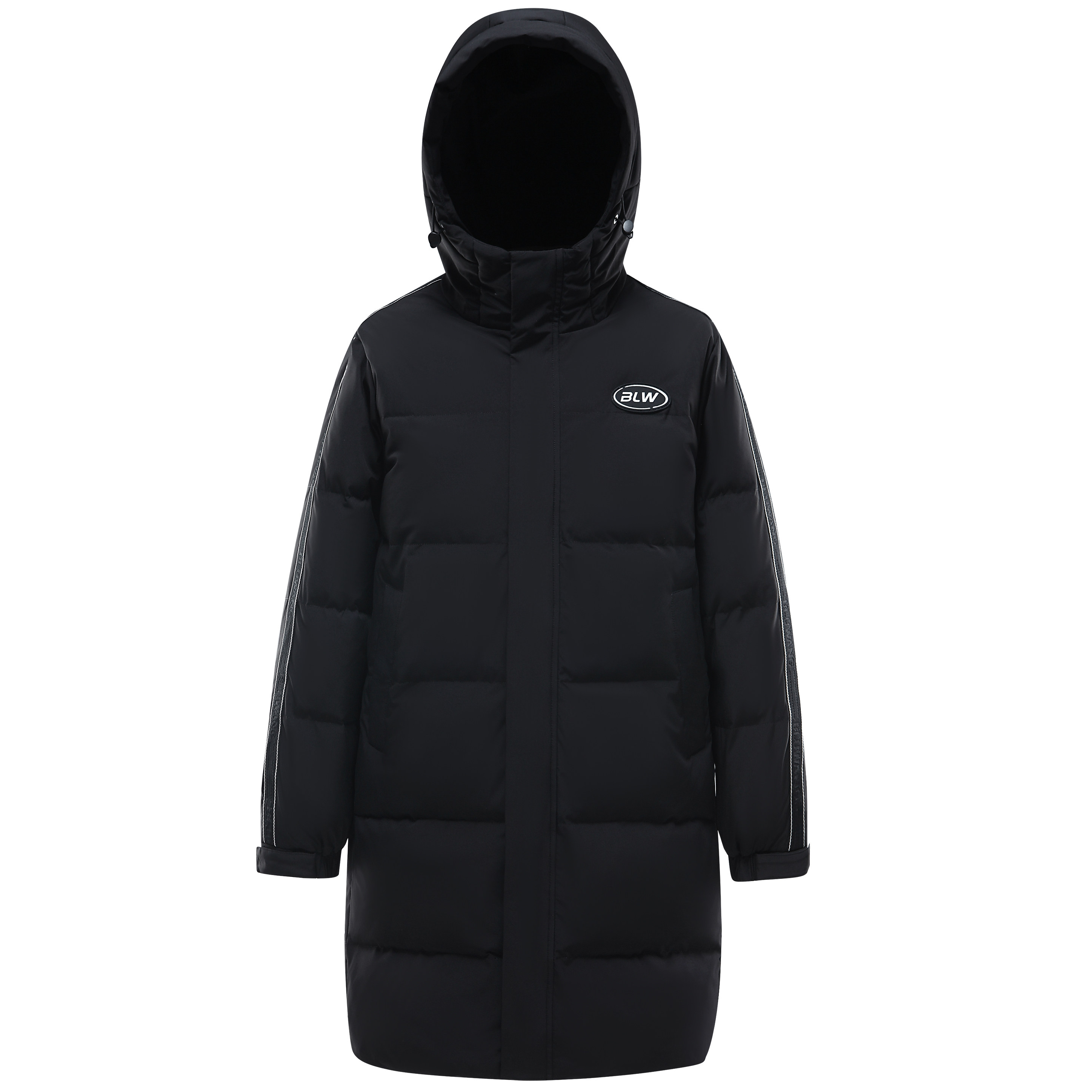 冬季羽绒服男中长款运动白鸭绒连帽外套保暖防寒大衣YR1319P125，男装羽绒服，星座1410（原1902A）