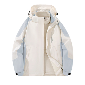 秋冬男女款夹克户外三合一冲锋衣可拆卸两件套登山服CF1818SP85图片