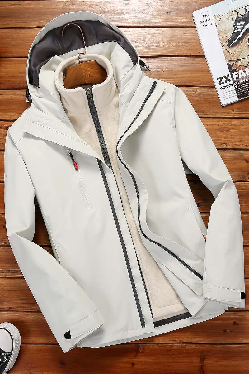 冲锋衣秋冬季三合一防水防风男女同款户外登山露营服CF1921P120,男装夹克,星座1410（原1902A）