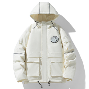 冬季新90%绒羽绒服女连帽短款加厚情侣百搭休闲外套 YR2208-1P170,男装羽绒服,星座1410（原1902A）