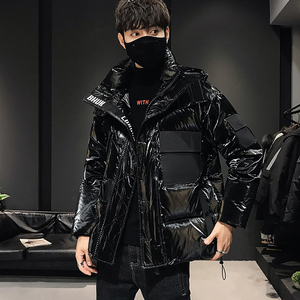 BLLZ室内模特爆款羽绒服男短款工装男士韩版潮牌加厚外套938-P300图片