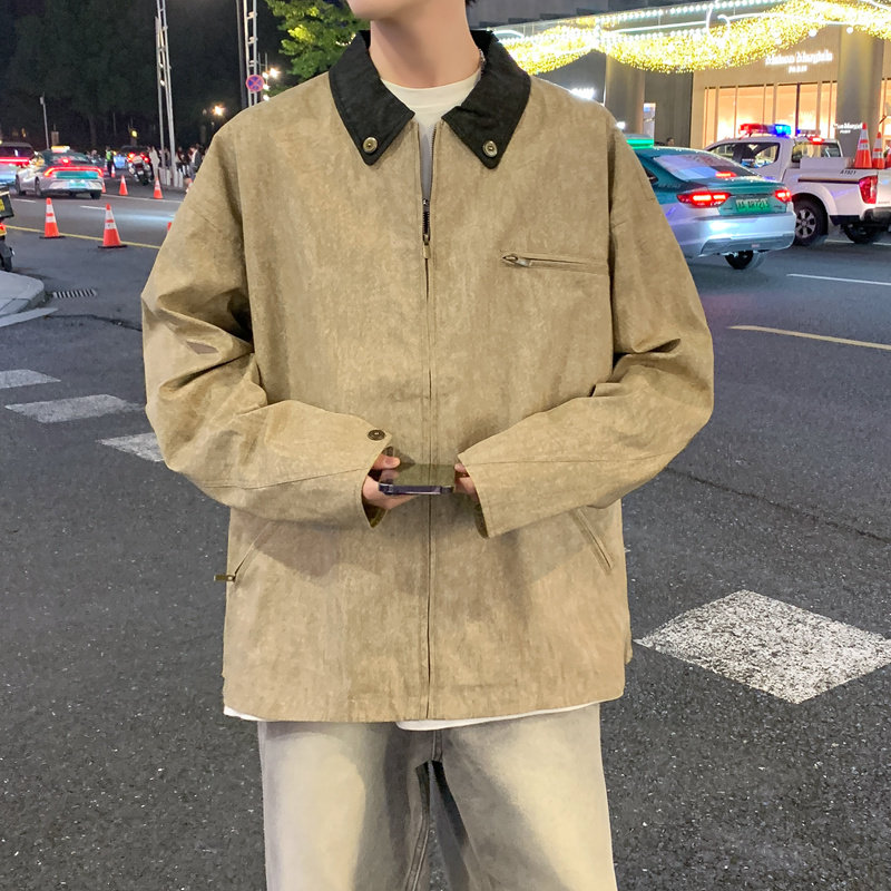 夹克男女同款中性机能口袋春秋户外防水休闲冲锋衣外套J2507P82,男装夹克,星座1410（原1902A）