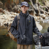 春秋户外运动冲锋衣男女情侣款防水防风滑雪登山服夹克JK9901P55，男装夹克，星座1410（原1902A）