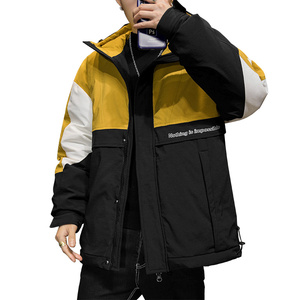 2024新款羽绒服男士短款潮流拼接时尚帅气加厚保暖外套 YR7059P70图片