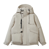 冬季短款羽绒服男女情侣款加厚青年抗寒上衣#90%白鸭绒YR5803P180，男装羽绒服，星座1410（原1902A）