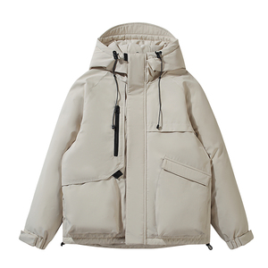 冬季短款羽绒服男女情侣款加厚青年抗寒上衣#90%白鸭绒YR5803P180,男装羽绒服,星座1410（原1902A）