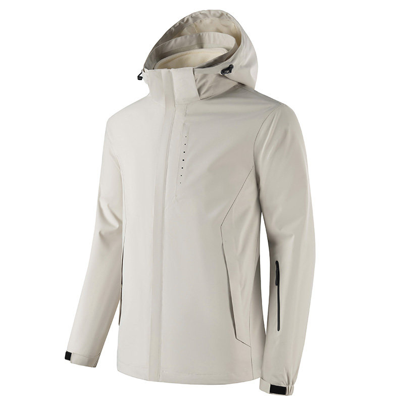 户外秋冬男女冲锋衣三合一可拆卸两件套热封厚登山服CF23918P165,男装夹克,星座1410（原1902A）