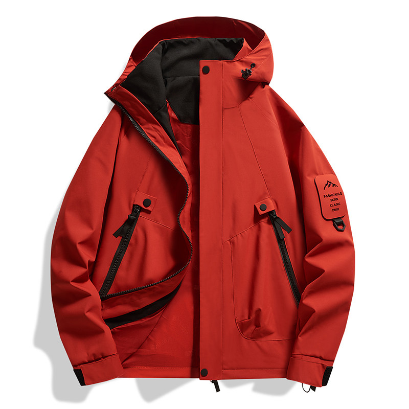 单冲锋衣石墨烯情侣户外登山三防夹克男女春秋工装  JK2518-1P40图片