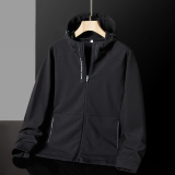 软壳冲锋衣男秋春季外套防风防水连帽夹克防水服内胆CF9979P80，男装夹克，星座1410（原1902A）