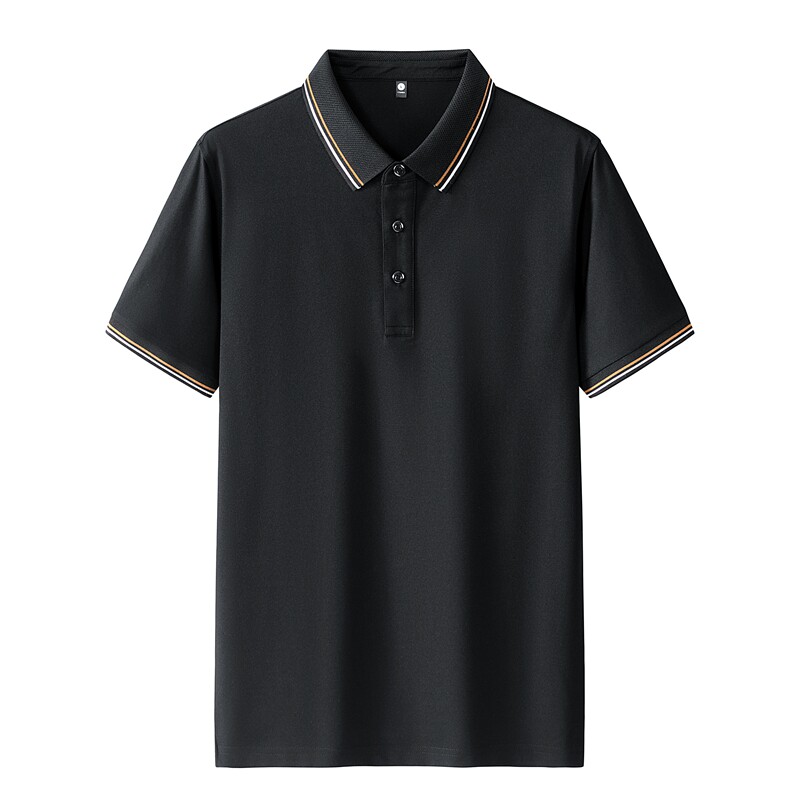 男士POLO衫春夏纯色简约公版商务短袖棉质上衣T恤衫二开PL3399P40,男装Polo衫,星座1410（原1902A）