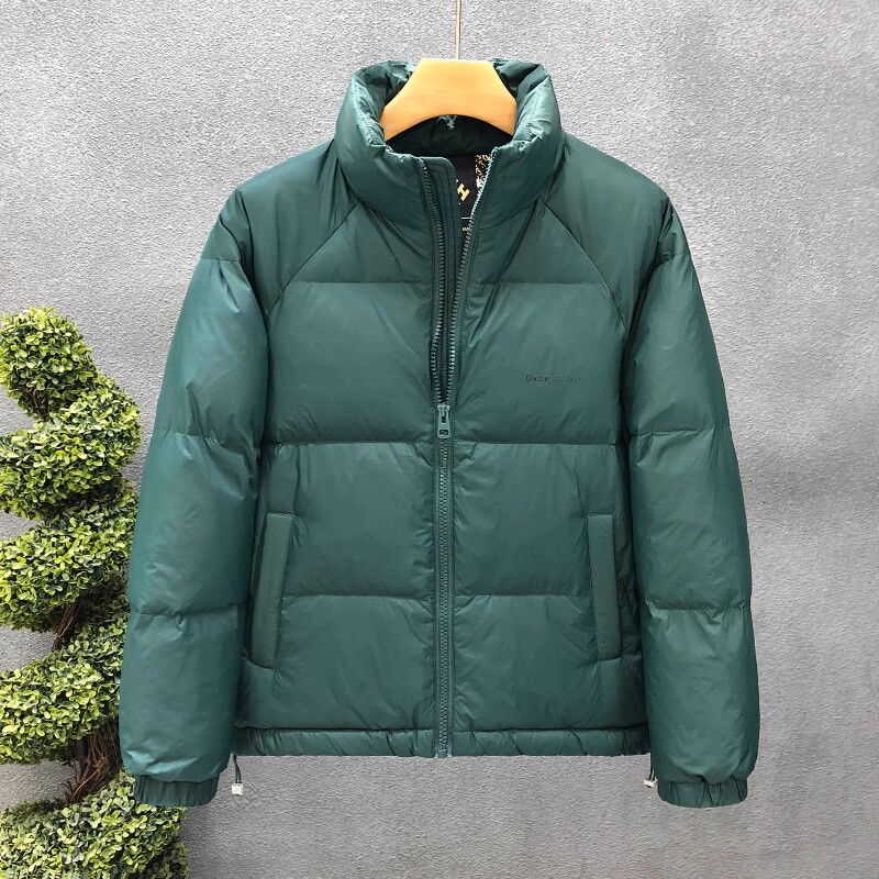 冬季高端羽绒服男潮牌潮流帅白色加厚外套男女面包服YR566-1P100,男装羽绒服,星座1410（原1902A）