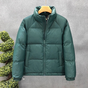冬季高端羽绒服男潮牌潮流帅白色加厚外套男女面包服YR566-1P100图片